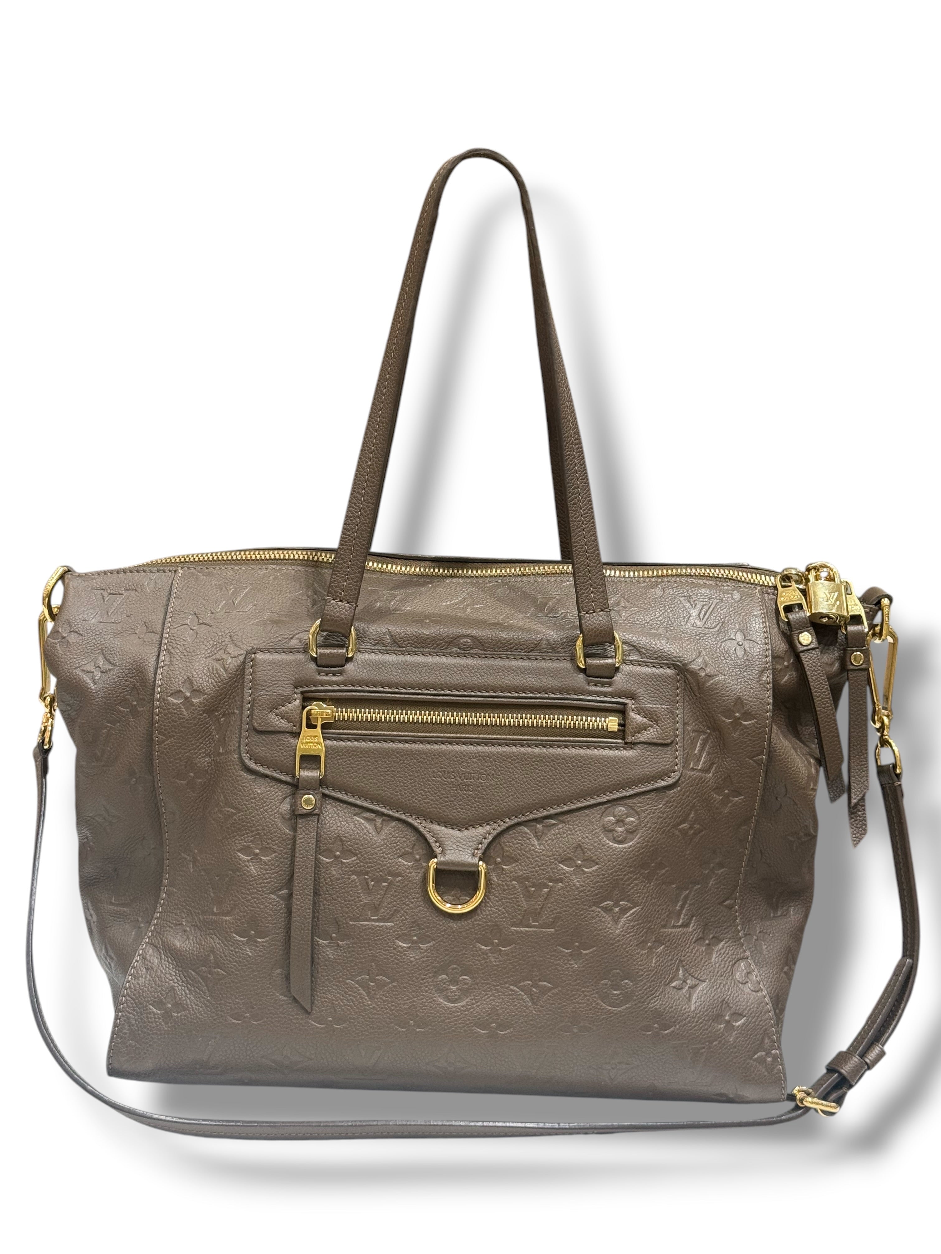 Louis Vuitton - Sac Lumineuse Monogram Taupe