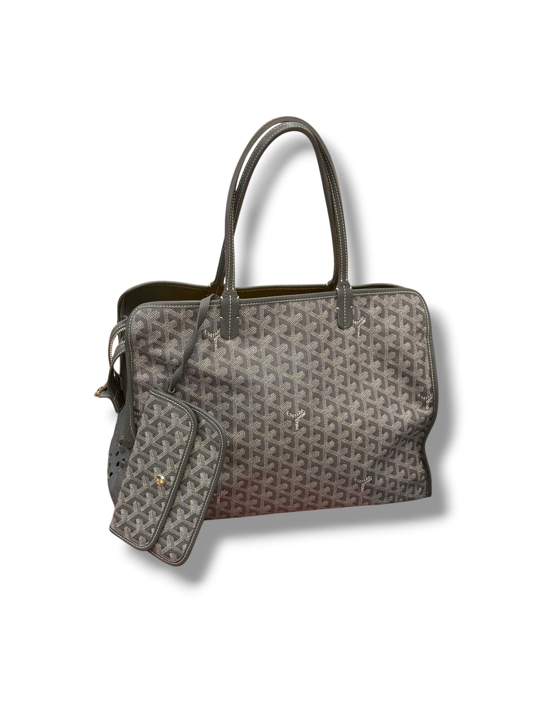 Goyard – Hundetasche aus grauem Canvas