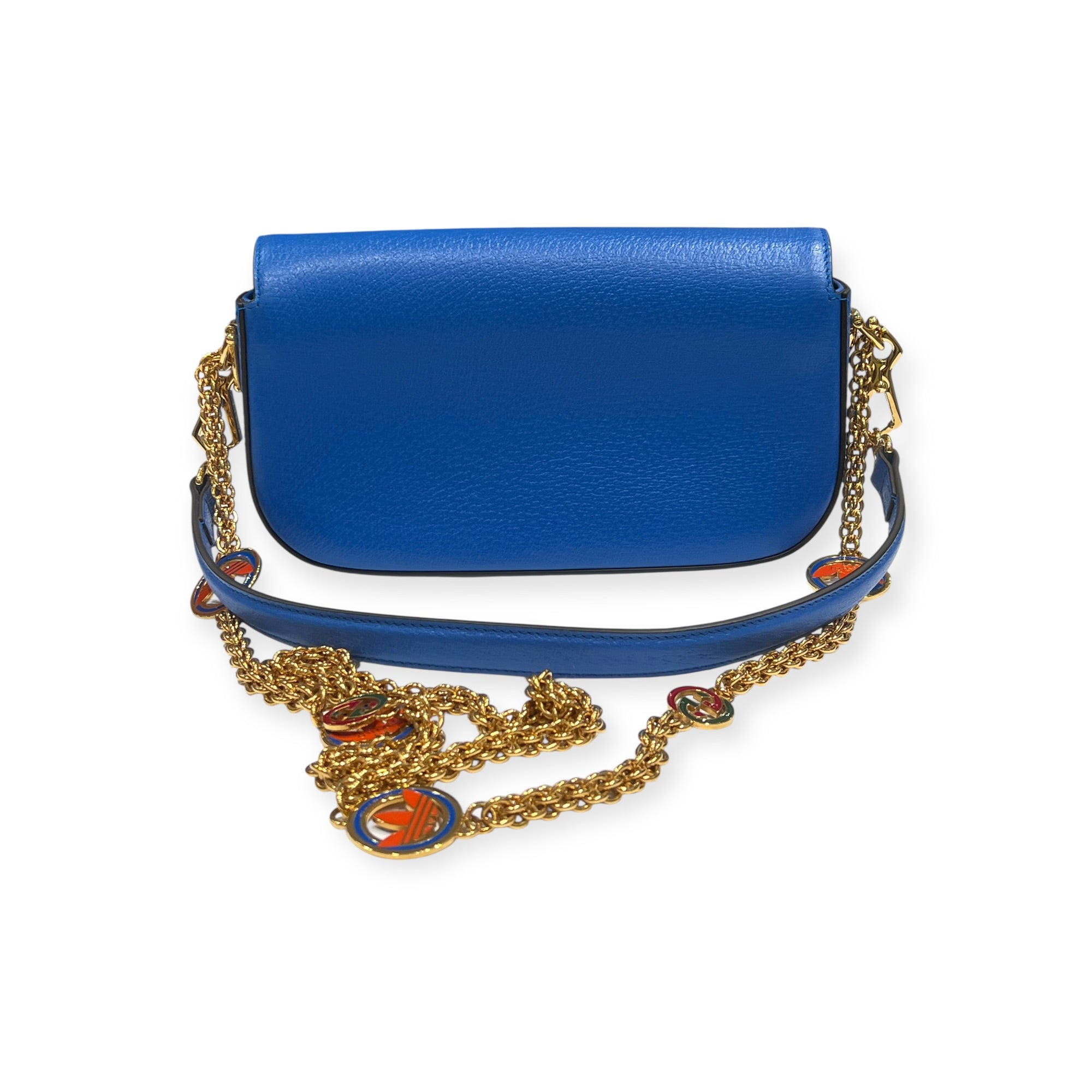 Gucci - Sac Adidas Cuir Bleu Edition Limitée | Les Folies d&