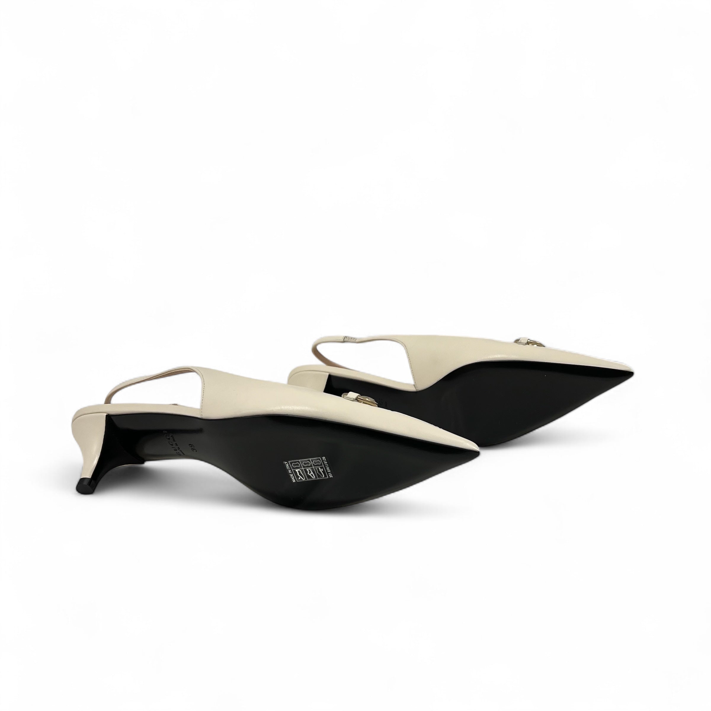 Gucci - Elfenbeinfarbene Pumps Gr.39
