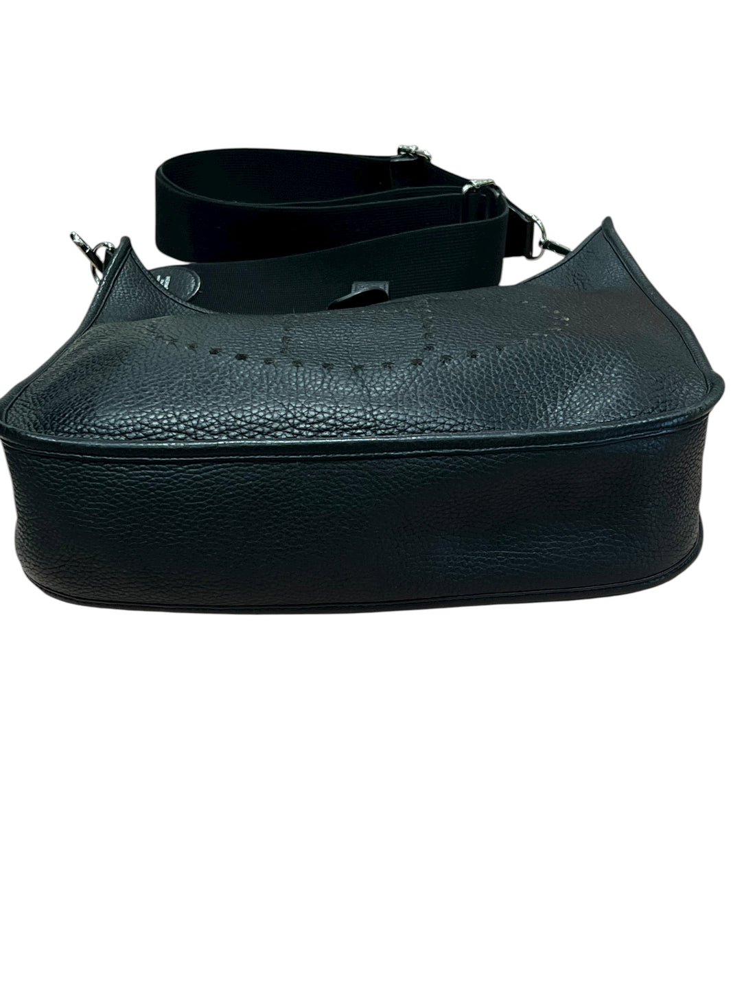 Hermès - sac Evelyne PM 29cm cuir clémence noir