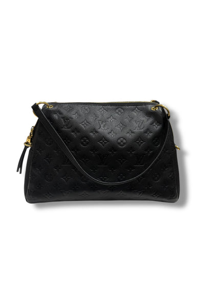 Louis Vuitton - Sac Ponthieu cuir empreintes noir