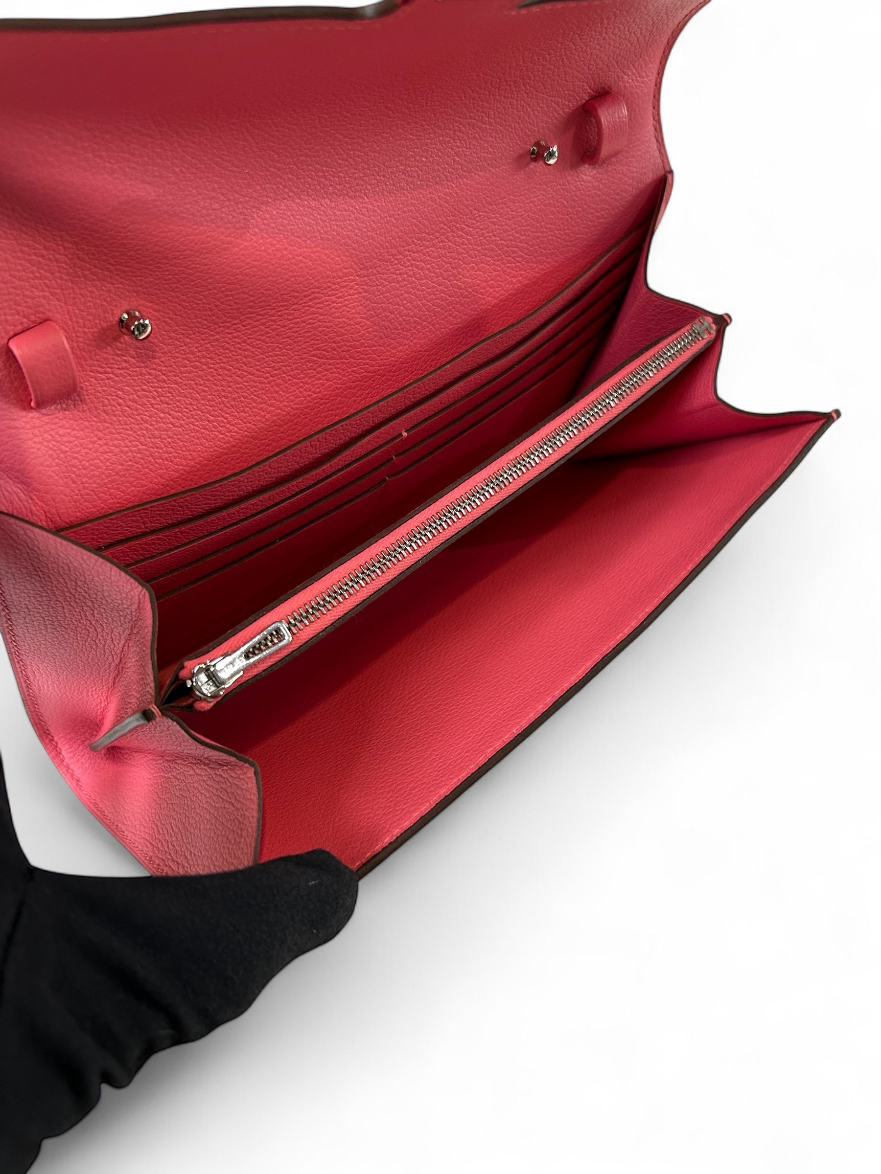 Hermès - Pochette Constance To Go Rose azalée
