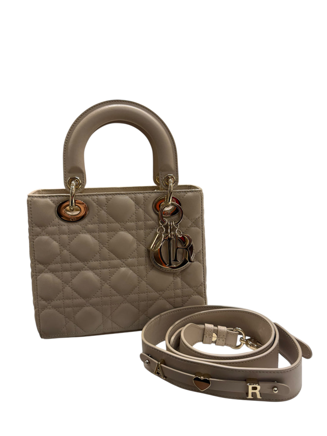 Christian Dior - Sac Lady Dior small ABC beige