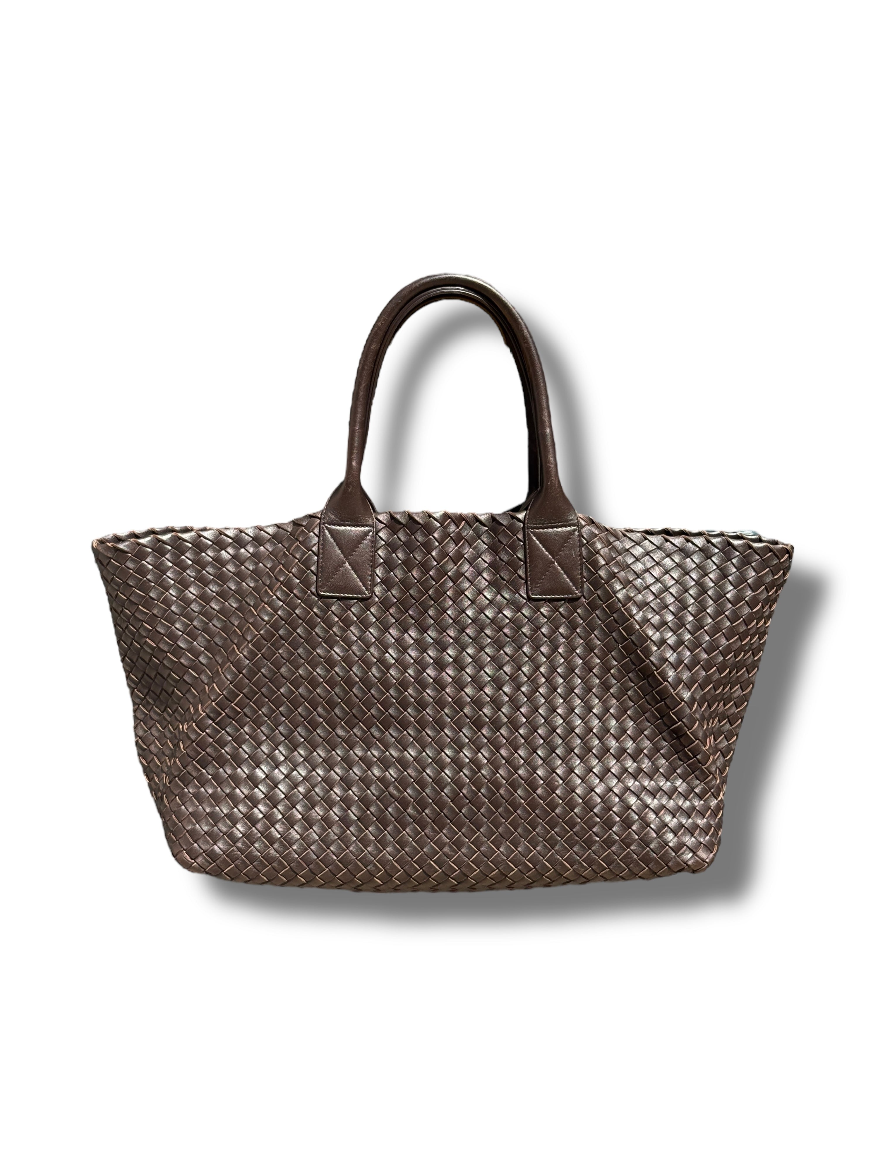 Bottega Veneta - Schokoladenfarbener Tragetaschenbeutel