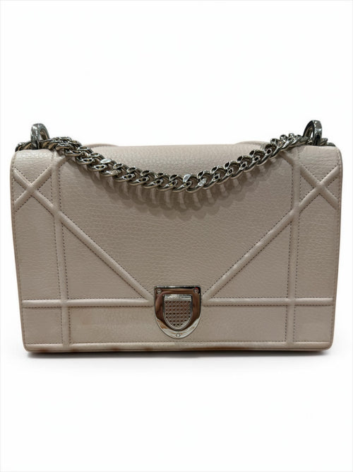 Christian Dior - Sac Diorama en cuir rose poudré