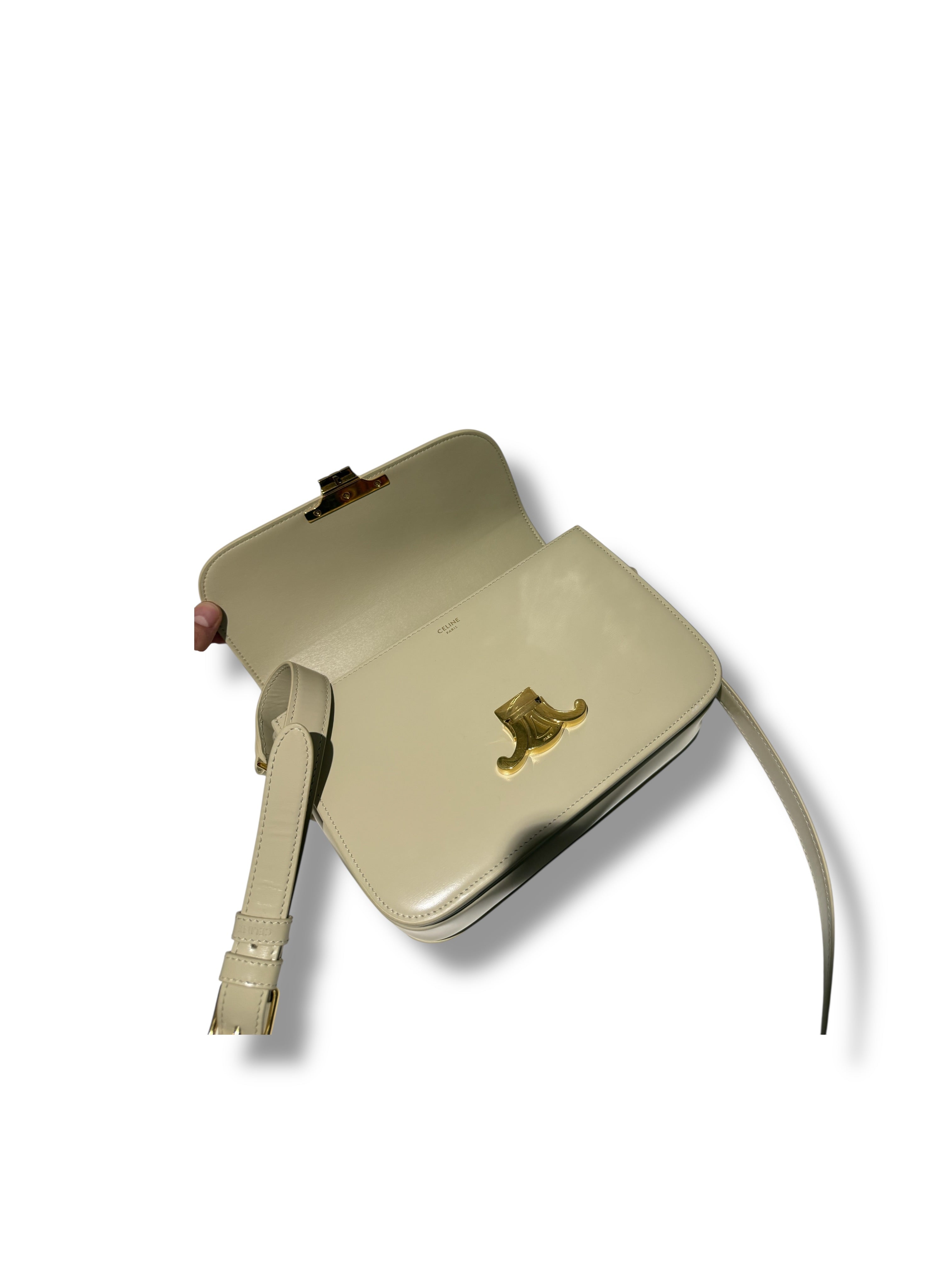 Céline Sac Triomphe Classique Beige | Les Folies d’Eugénie
