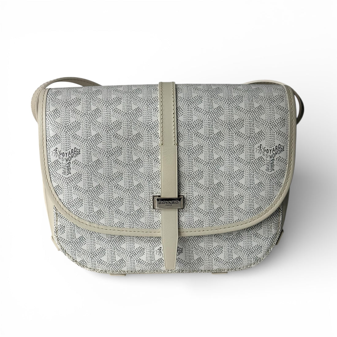 Goyard - Sac Belvédère blanc