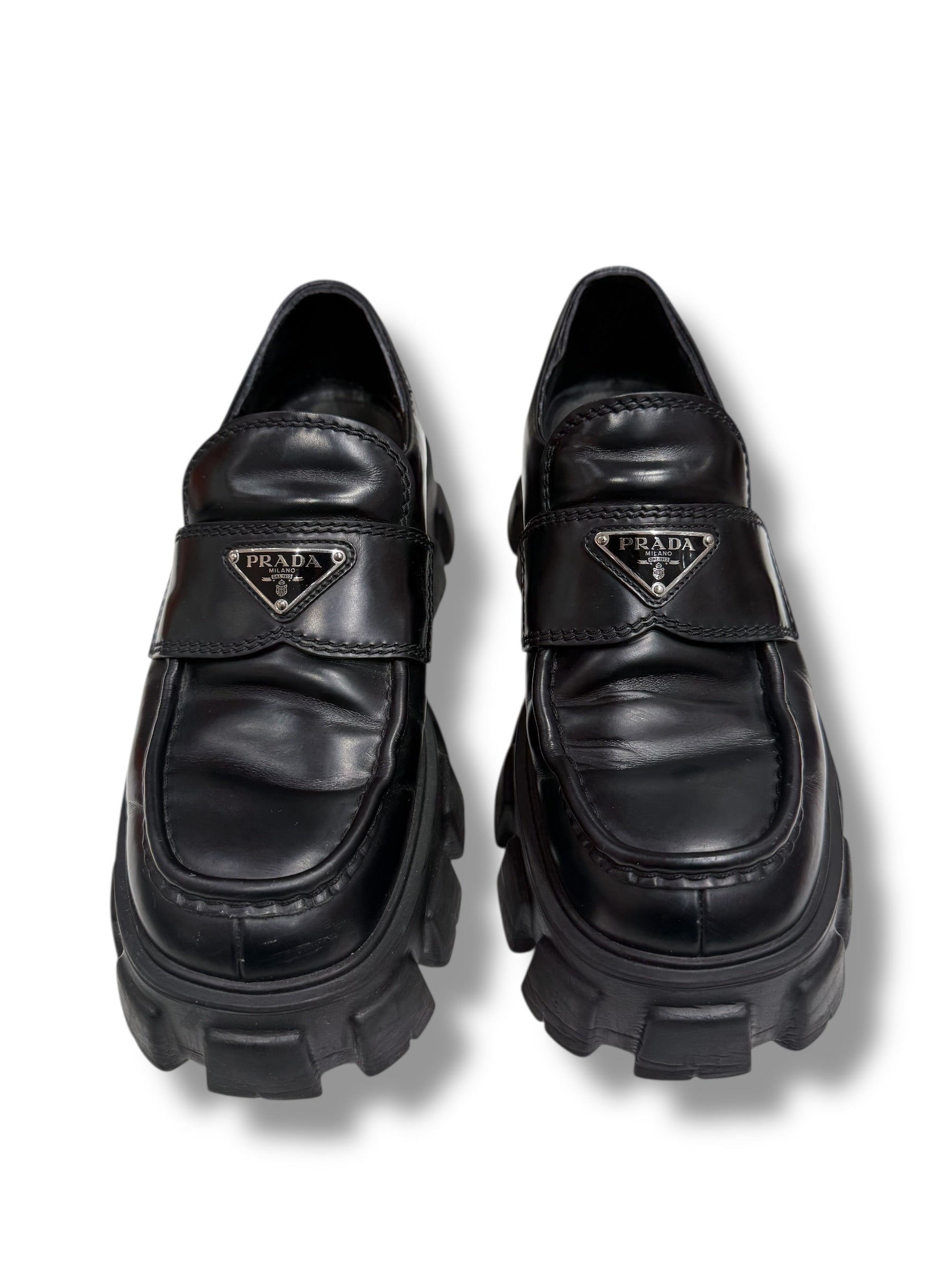 Prada Mocassin Monolith T40,5 | Les Folies d’Eugénie