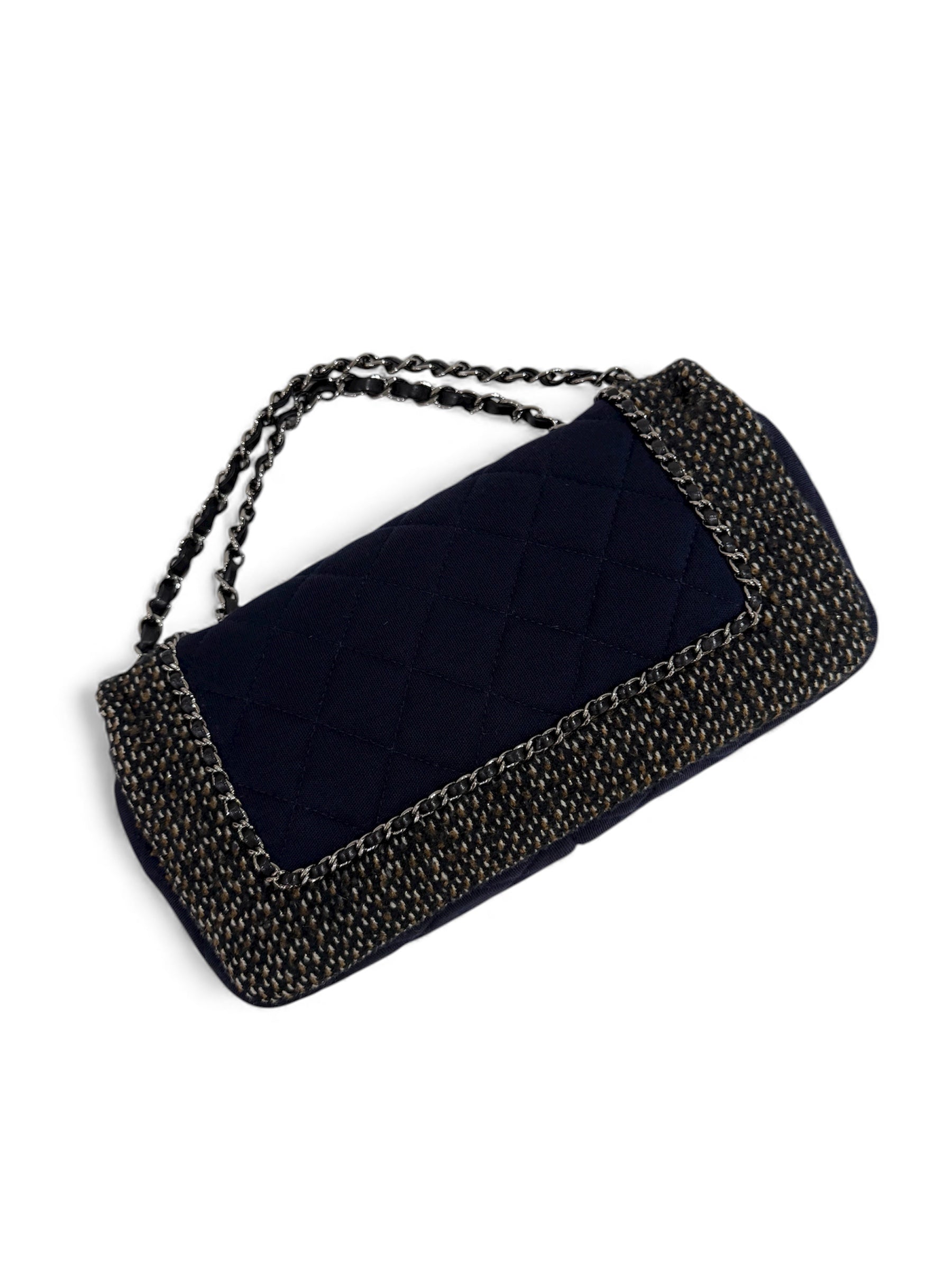 Chanel - 저지와 트위드 백 25cm