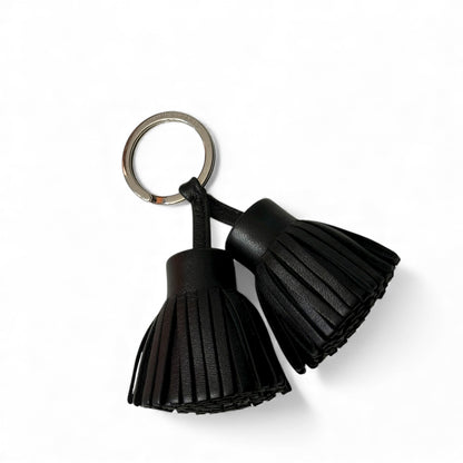 Hermès - Porte-clés Carmen Uno-Dos noir