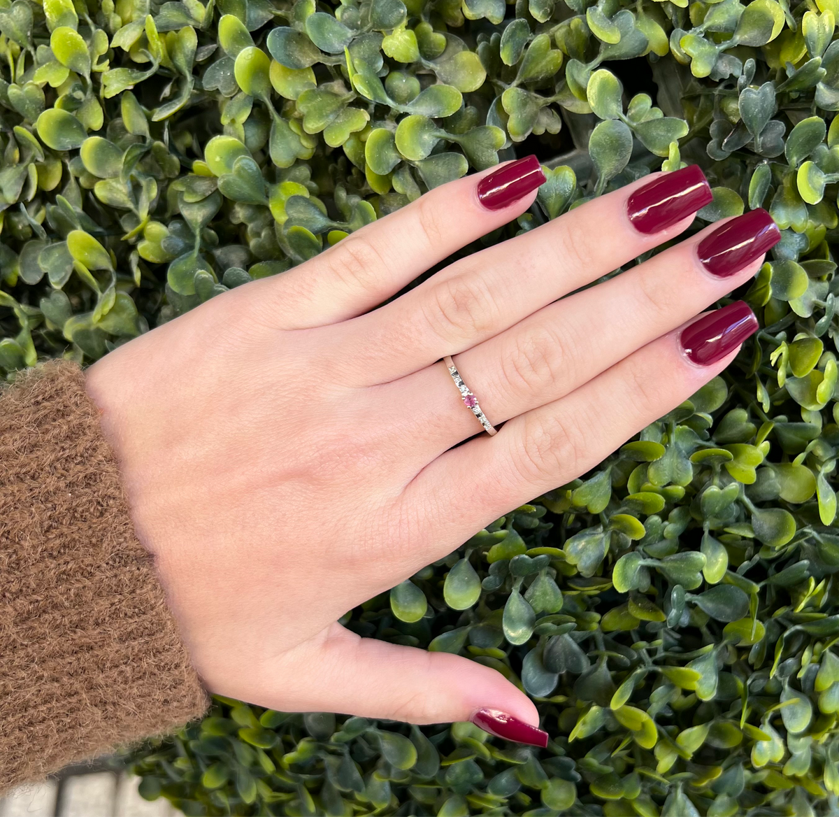 Mauboussin - White gold ring with ruby