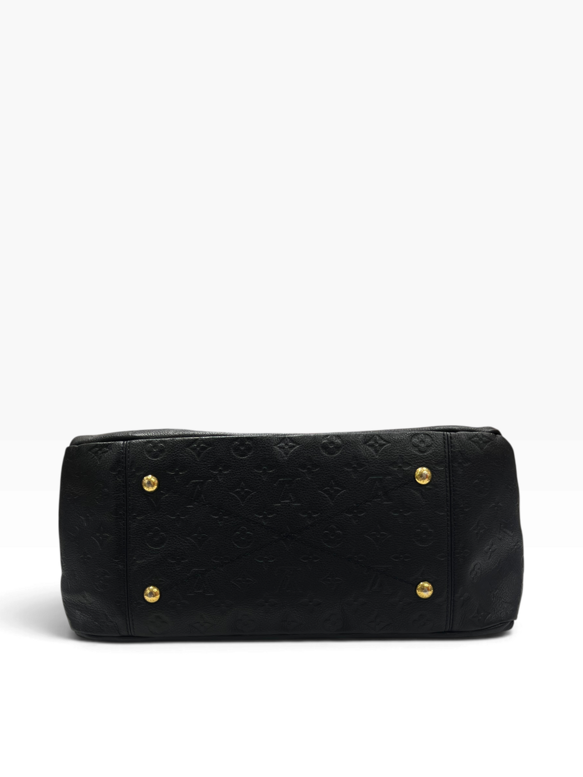 Louis Vuitton - sac Artsy cuir empreinte bleu navy