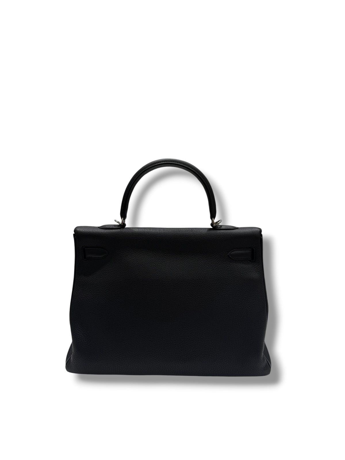 Hermès - Sac Kelly 35 Togo retourné noir