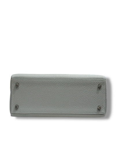 Hermès - Sac Kelly II 28 Bleu Glacier PHW