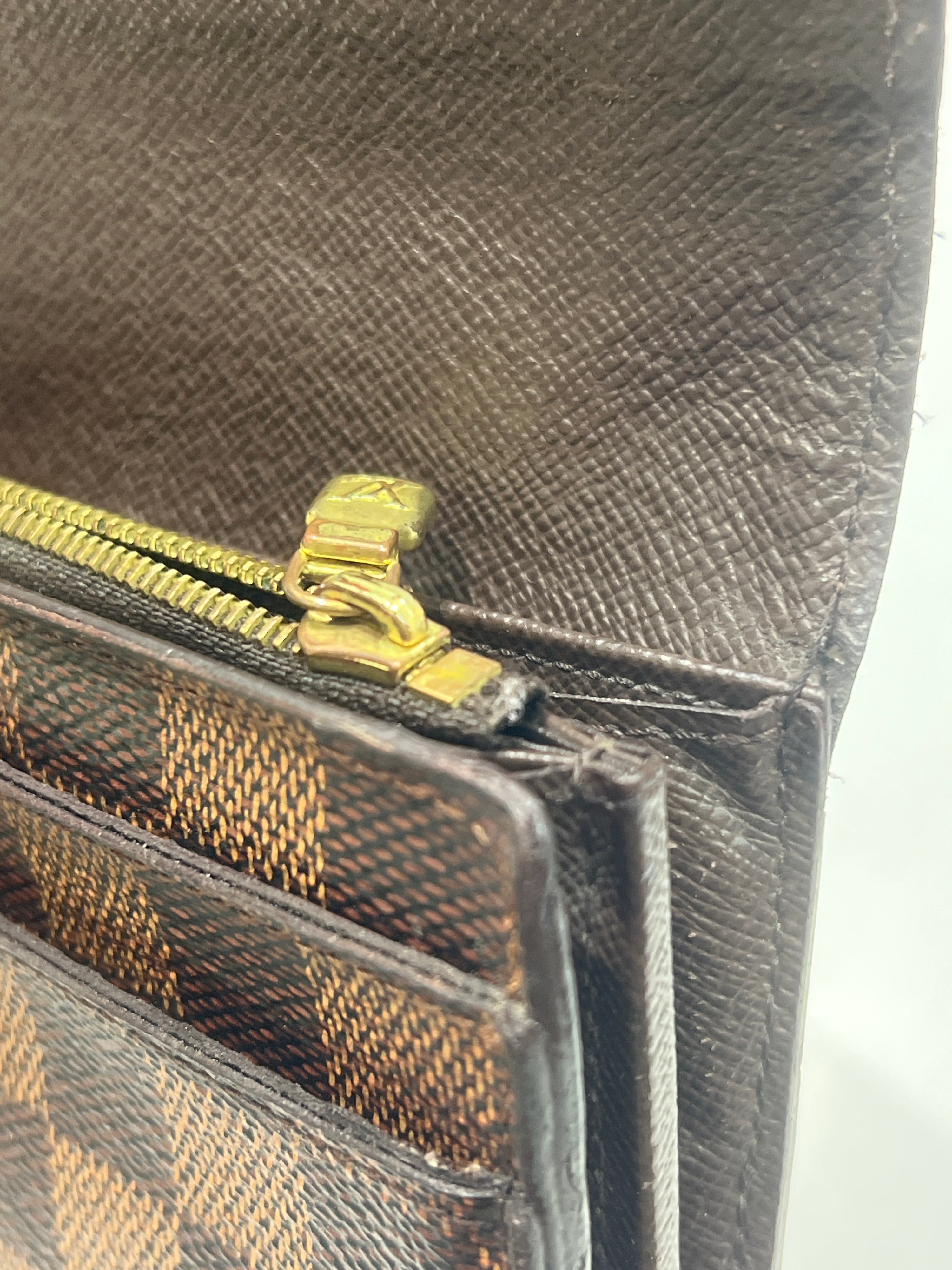 Louis Vuitton - portefeuille Sarah damier ébène