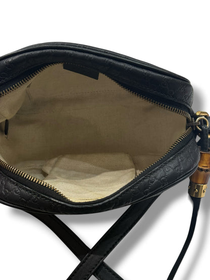 Gucci - Sac mini caméra monogramme noir
