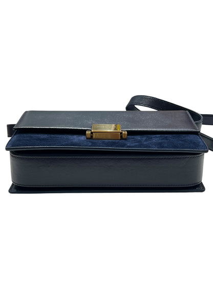Saint Laurent - sac bellechasse bleu bi-matière