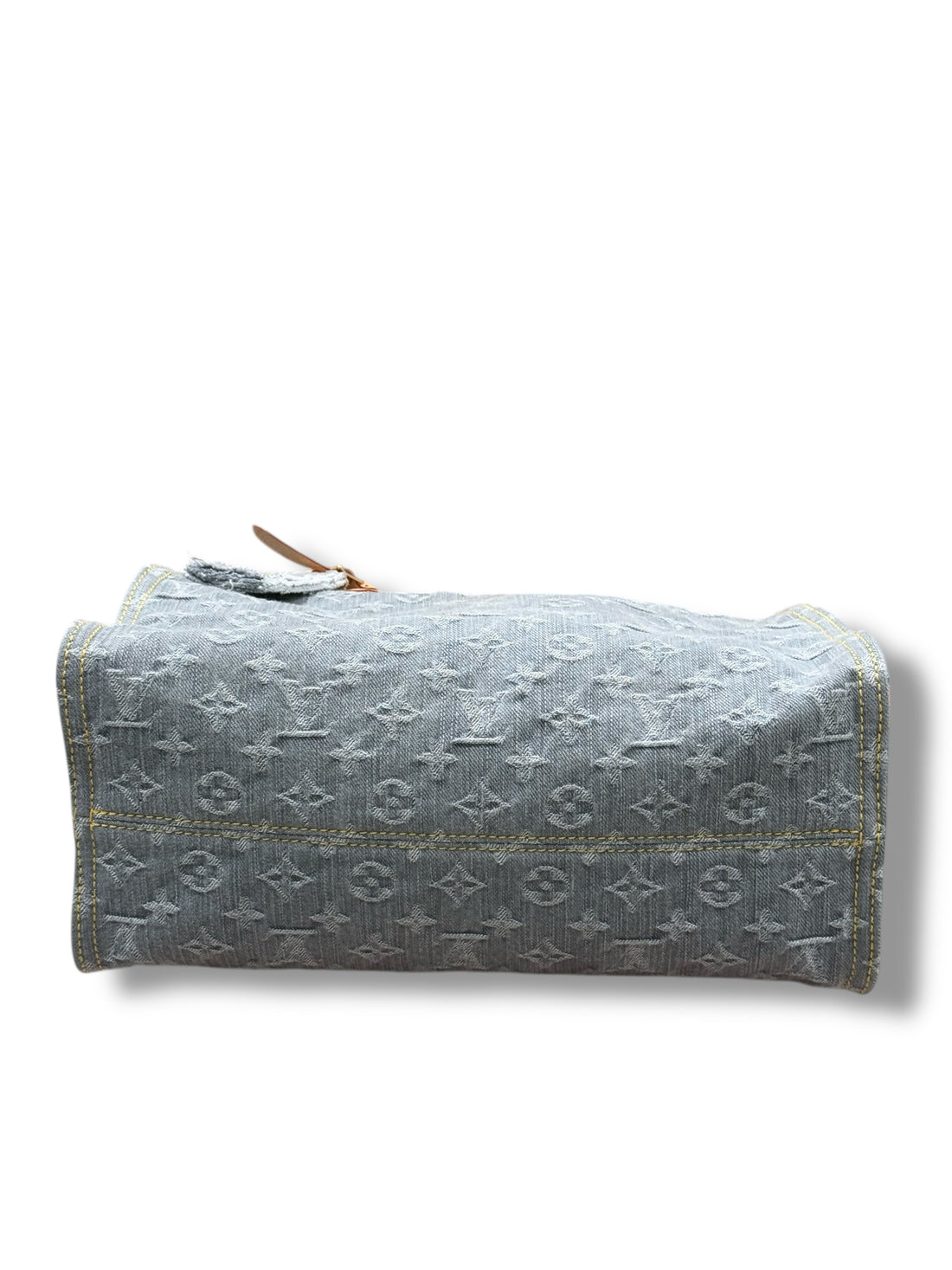Louis Vuitton - Sac on-the-go denim gris