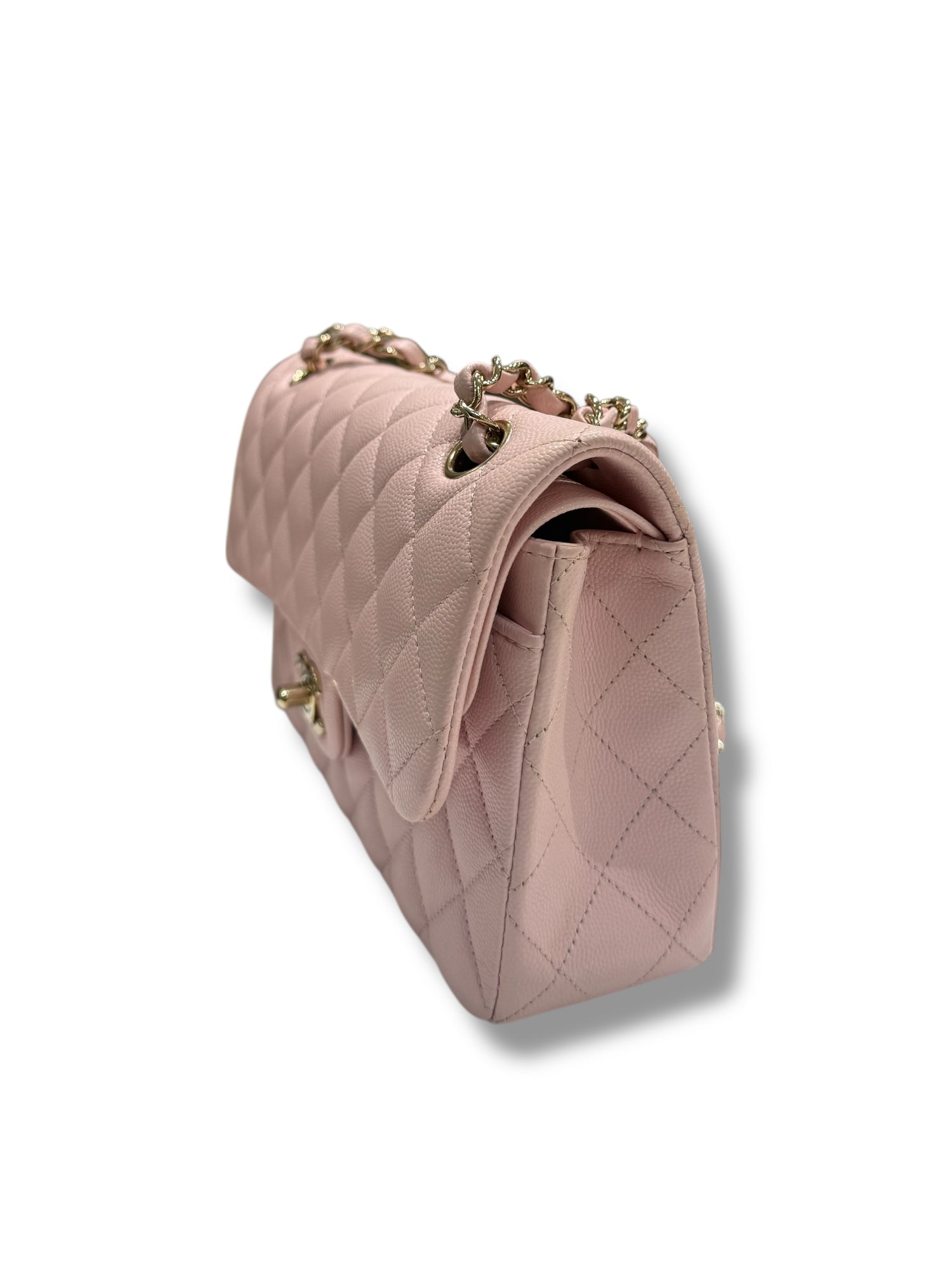 Chanel - Sac 11.12 Timeless Small 23 Double Flap Baby Pink | Les Folies d’Eugénie