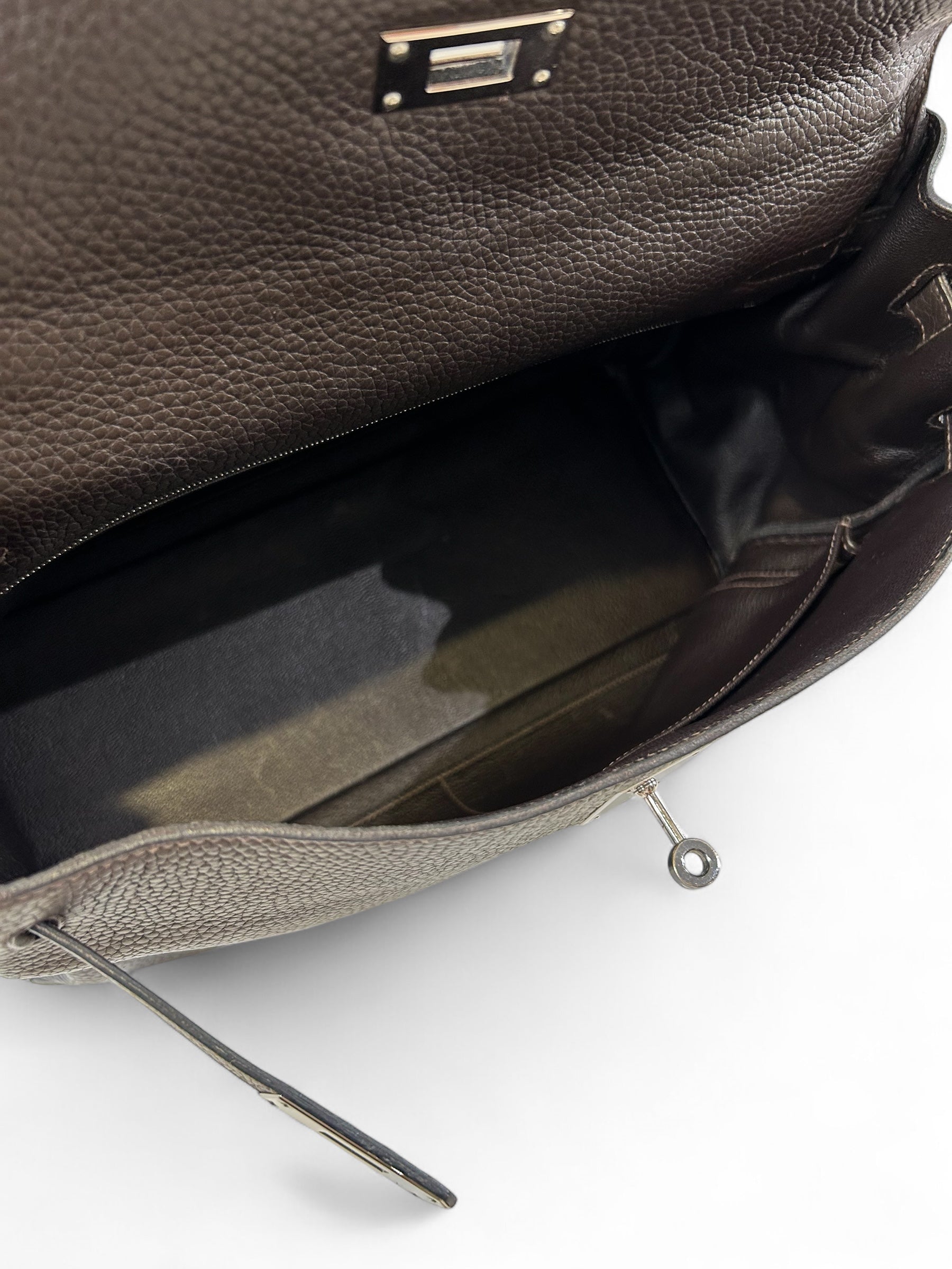 Hermès - Sac Kelly 35 Gris Éléphant