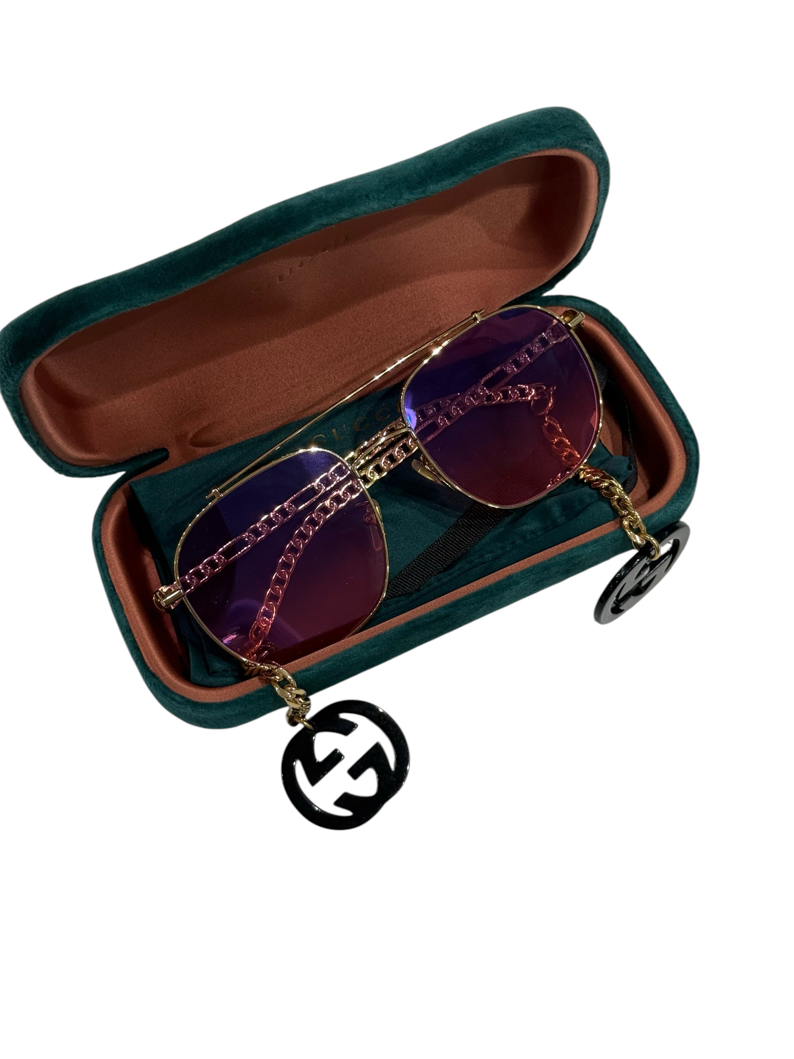Gucci Solaires GG Aviateur Rose | Les Folies d’Eugénie