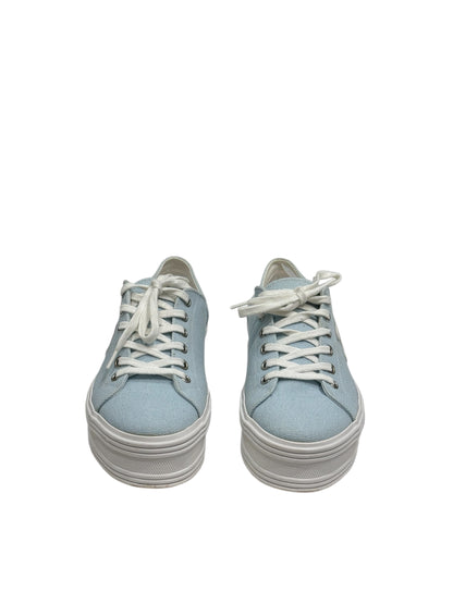 Celine - Baskets Jane aus Himmelblauem Canvas T39