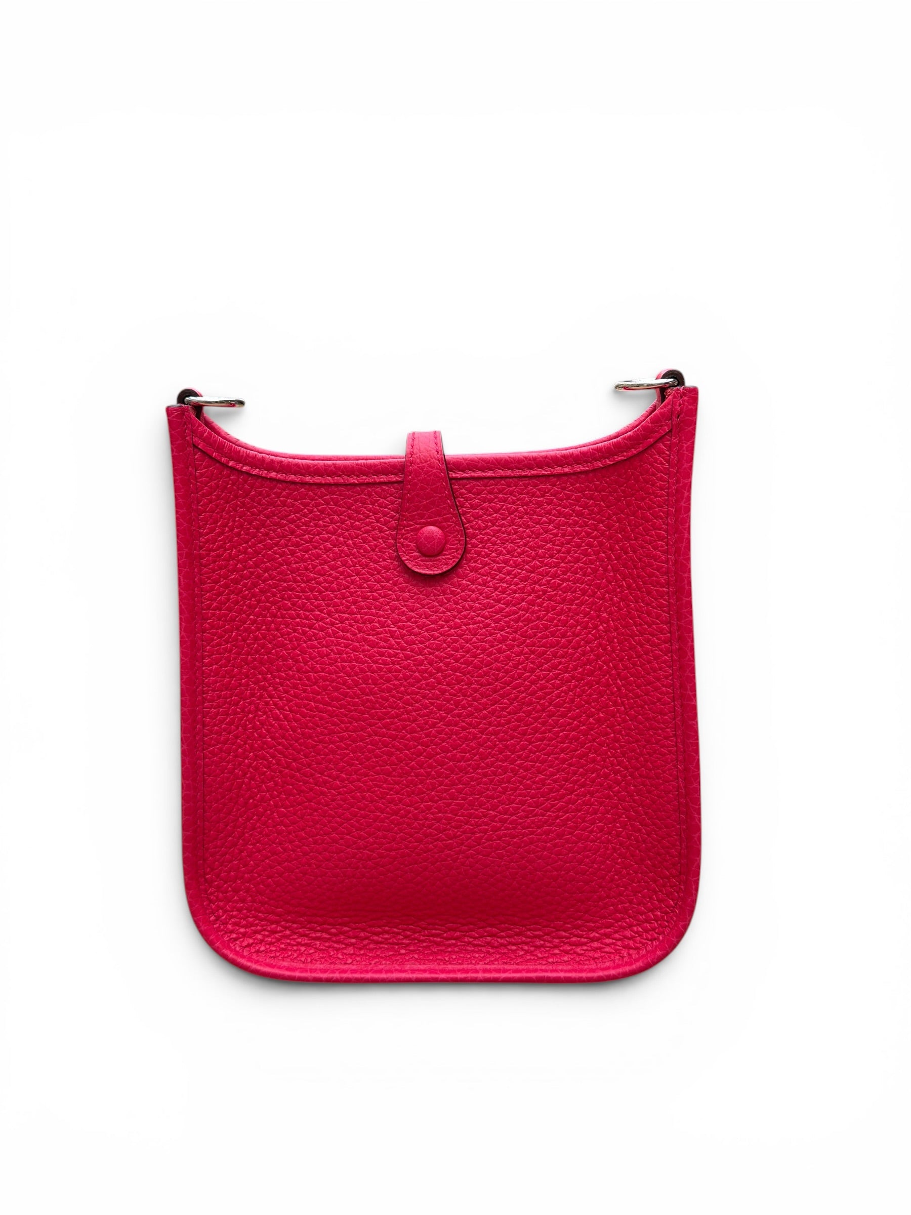 Hermès - Sac Mini Evelyne 16 Rose Extrême