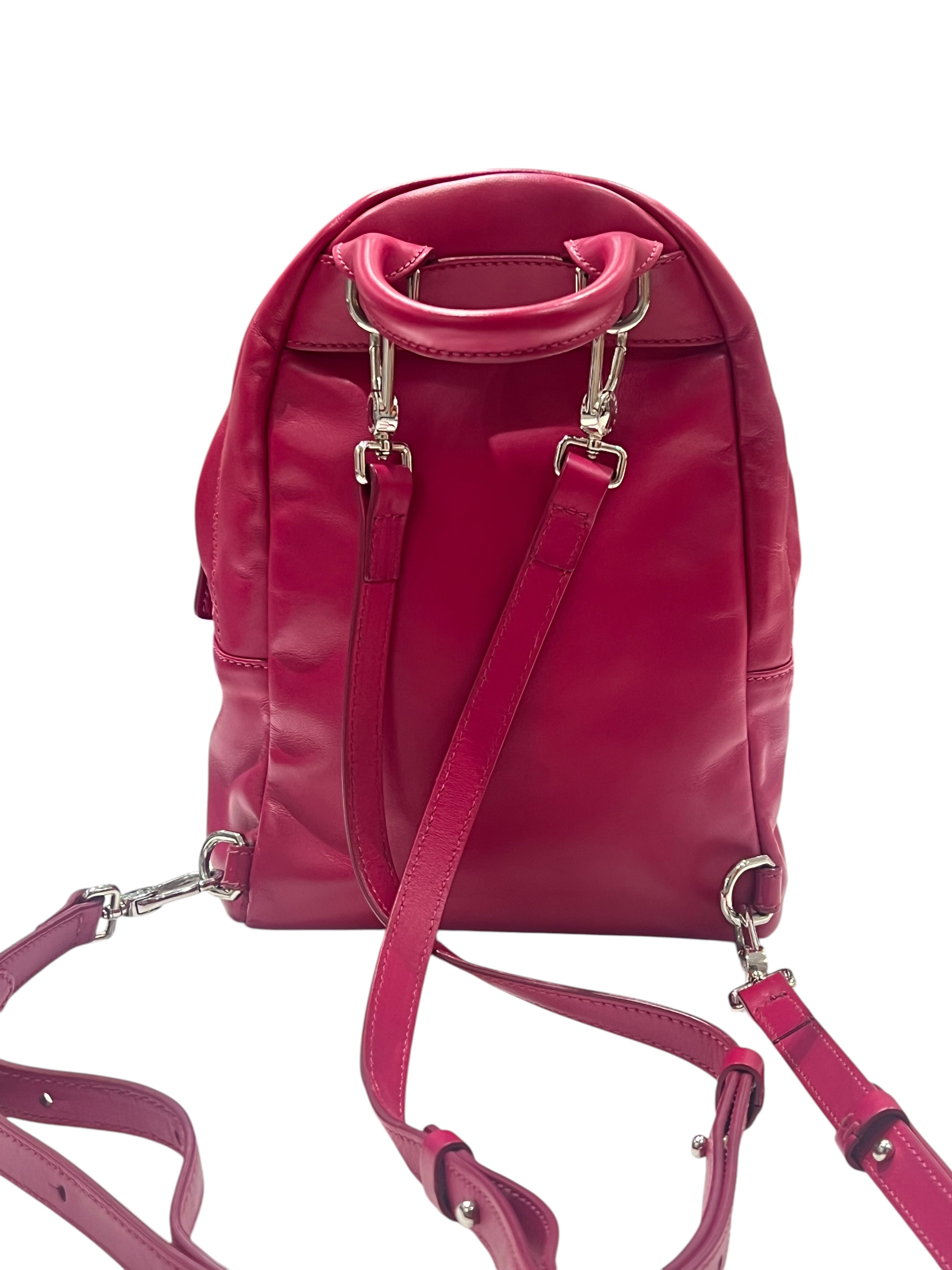 Givenchy - sac à dos mini cuir fushia