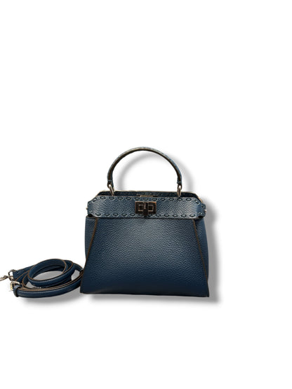Fendi - Sac Peekaboo Iseeu bleu marine Selleria