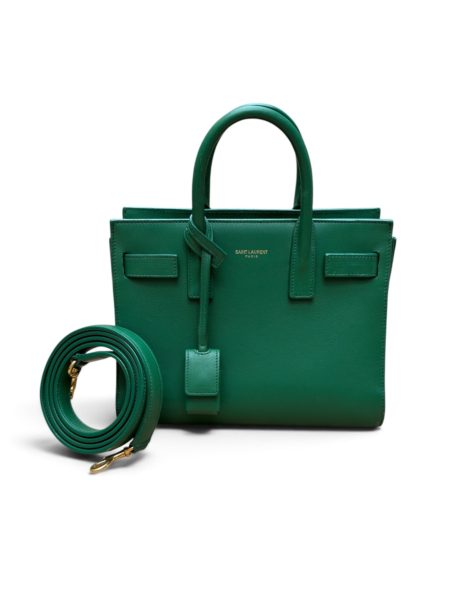 Saint Laurent - Sac de jour Nano Vert