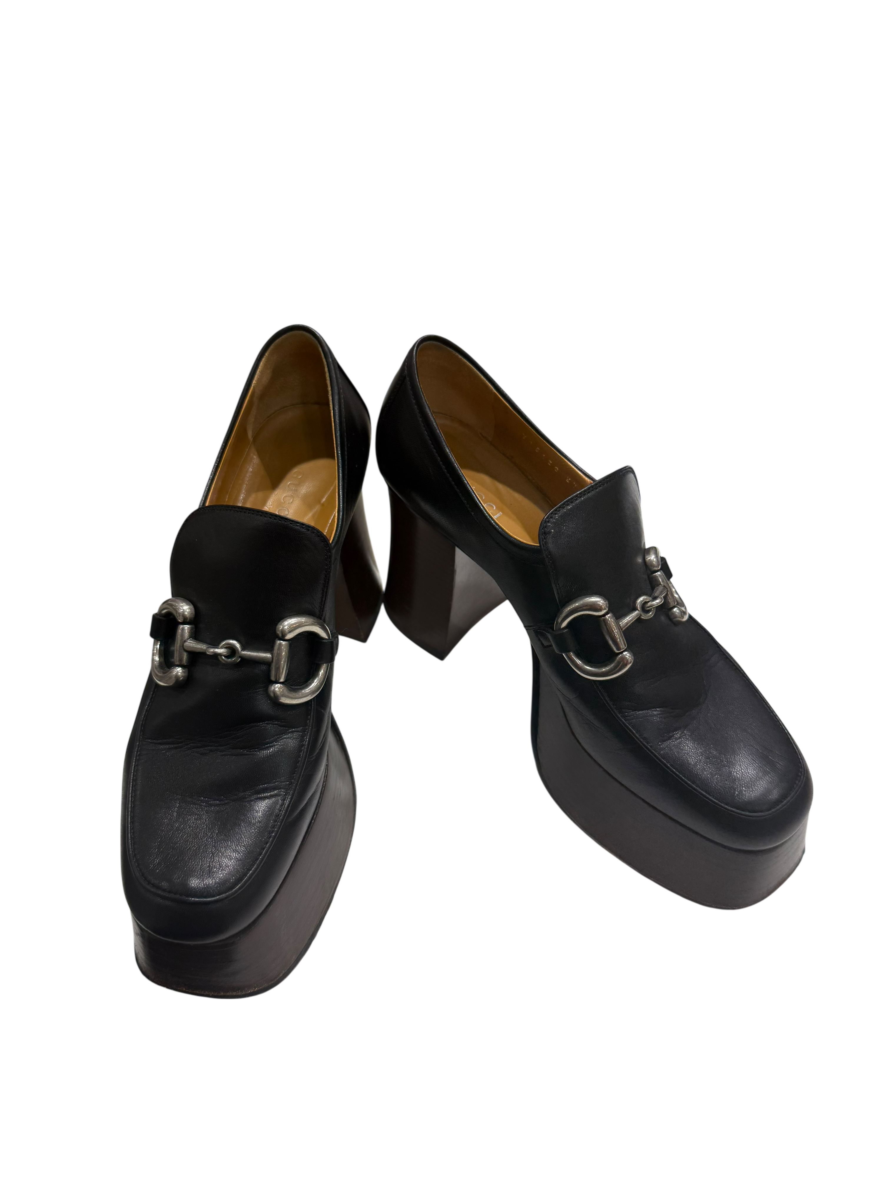 Gucci - Mocassins Horsebit à Plateforme T37 | Les Folies d&