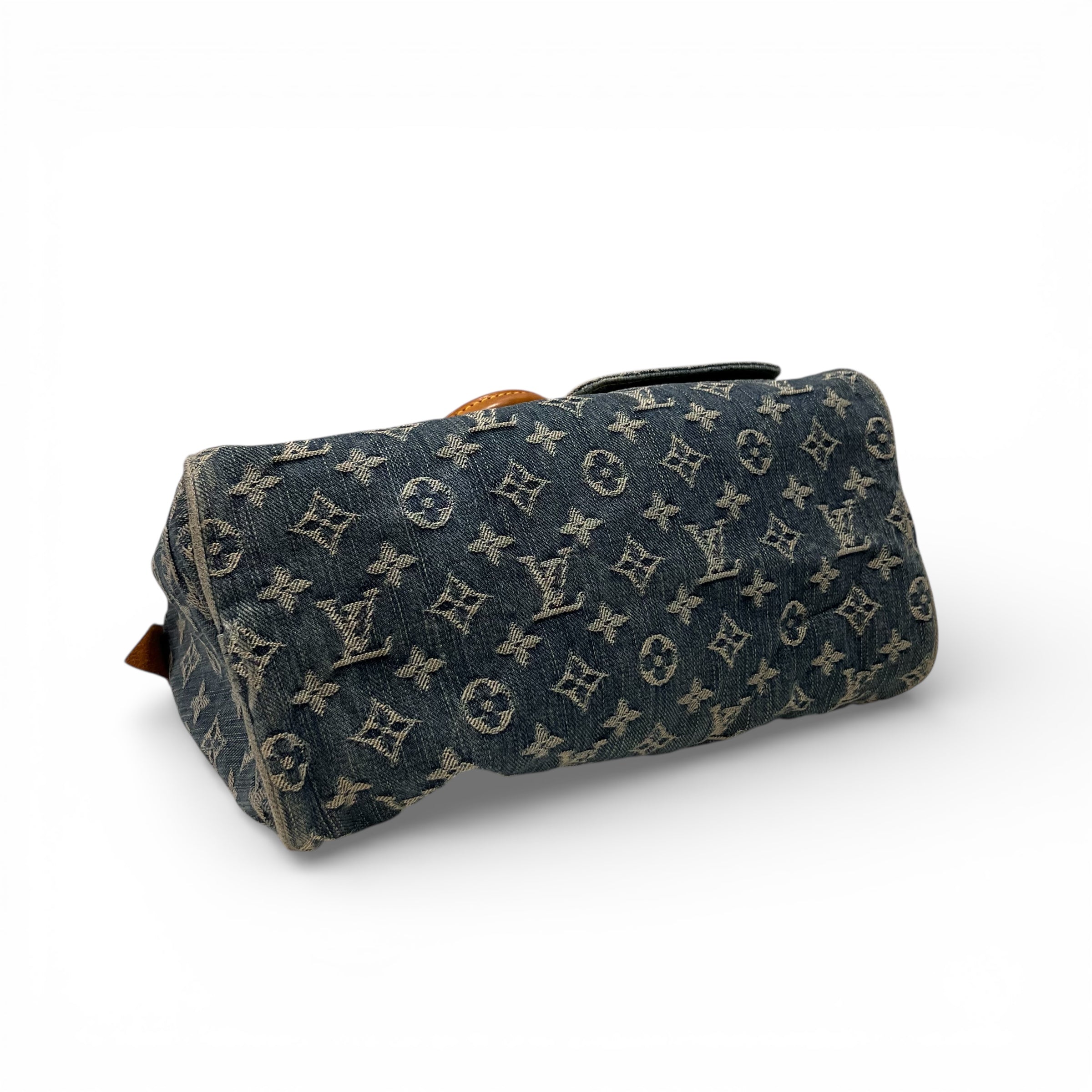 Louis Vuitton - Sac Speedy Denim | Les Folies d’Eugénie