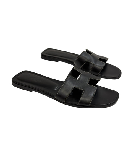 Hermès - Sandales Oran T.39,5