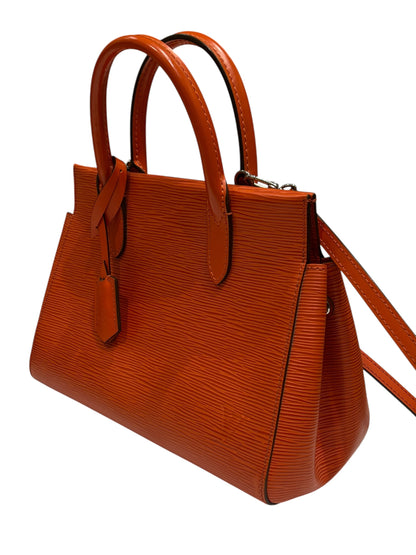 Louis Vuitton - sac Marly cuir épi orange