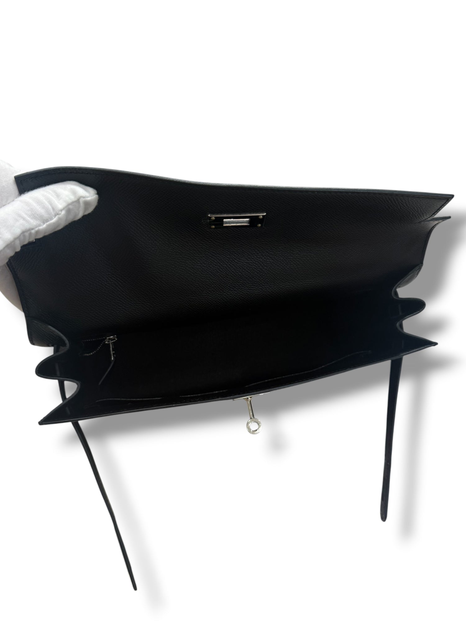 Hermès - Sac Kelly II sellier 32 epsom Noir