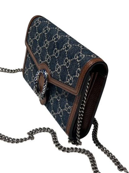 Gucci - wallet on chain dionysus denim