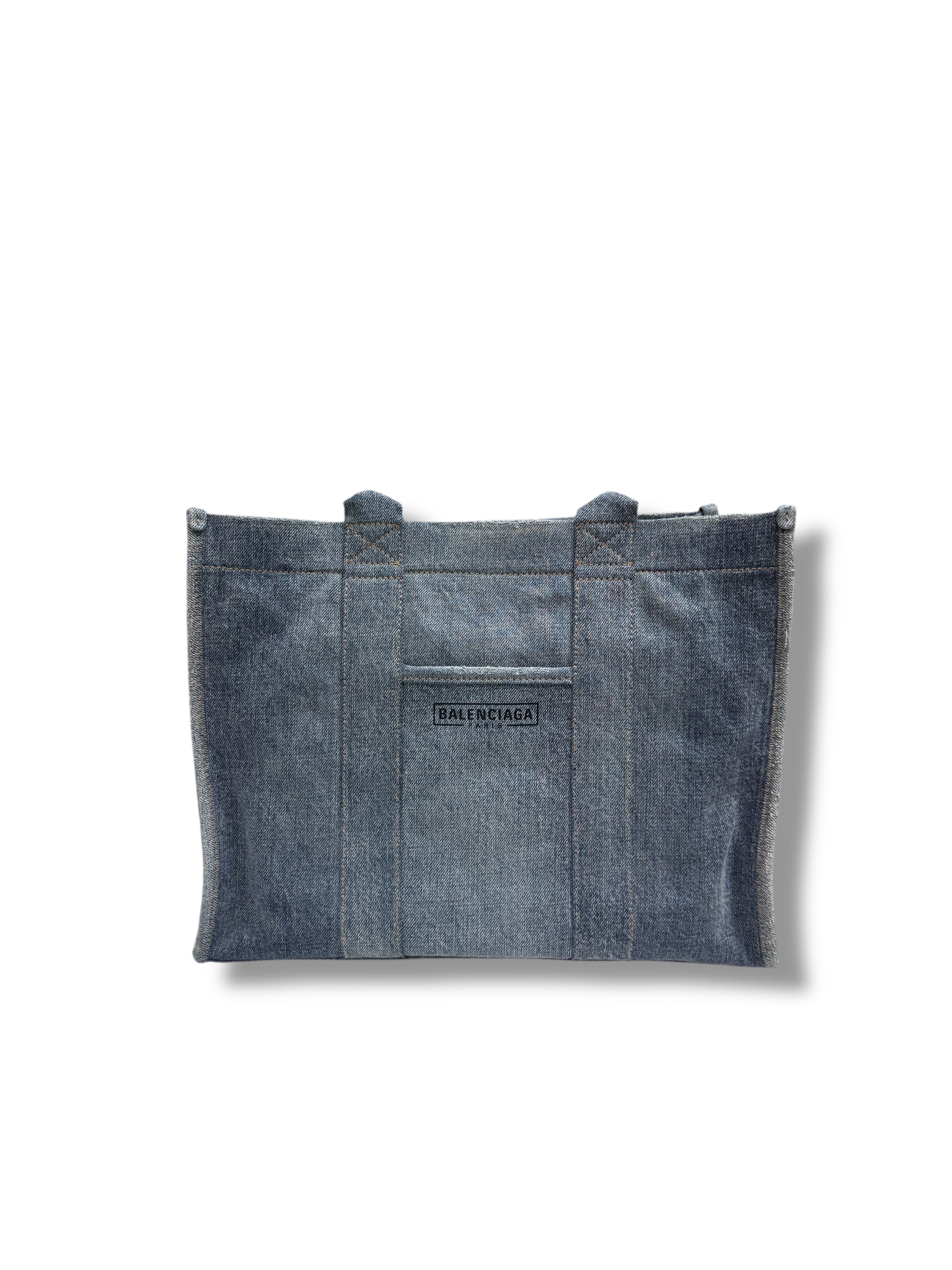 Balenciaga - Sac Cabas Hardware denim