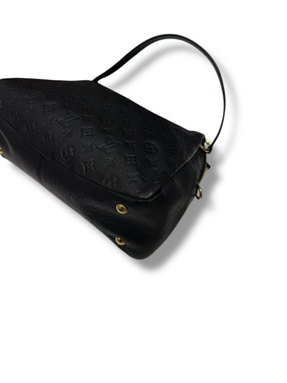 Louis Vuitton - Sac Ponthieu cuir empreintes noir