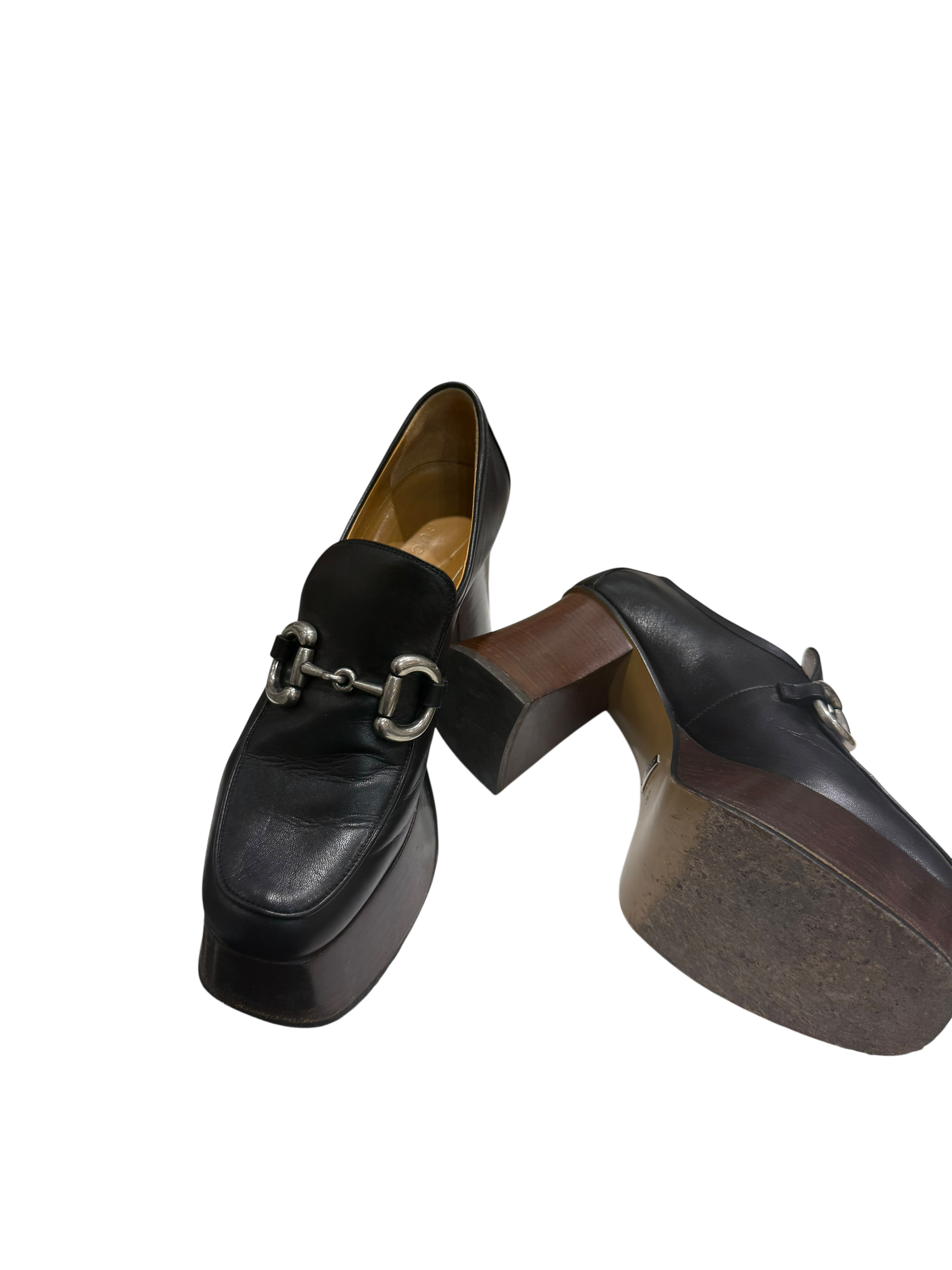 Gucci - Mocassins Horsebit à Plateforme T37 | Les Folies d&