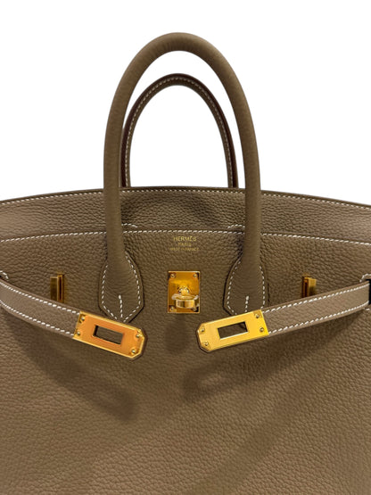 Hermès - Sac Birkin 25 Étoupe