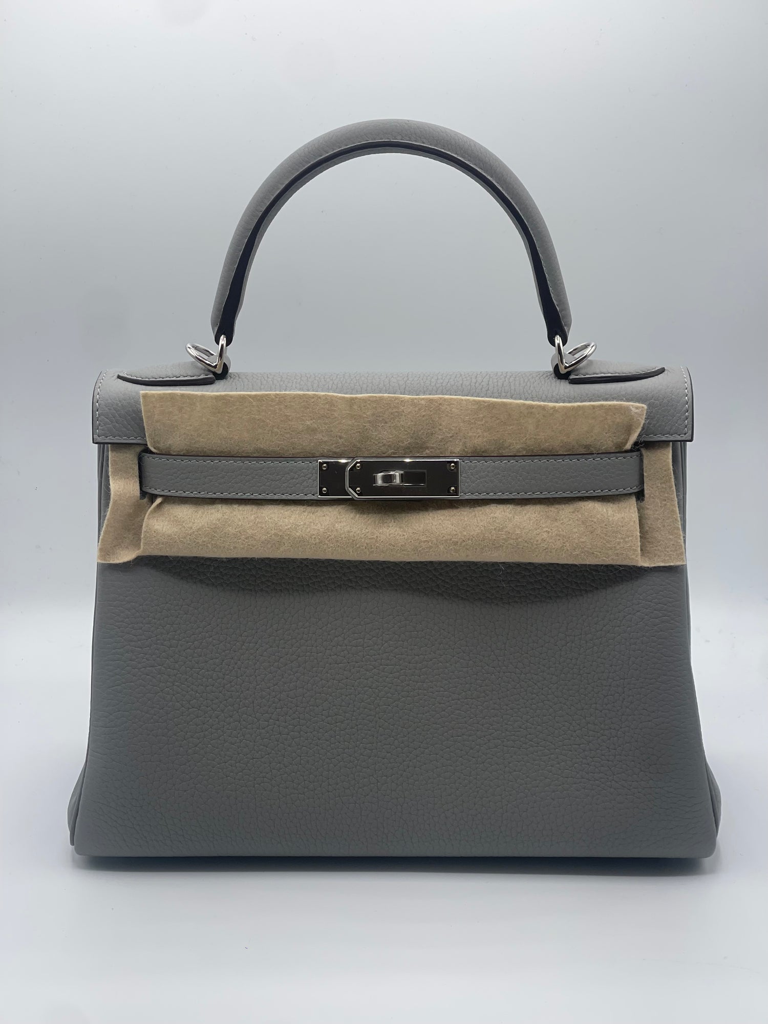 Hermès - Borsa Kelly 28 Grigio Gabbiano