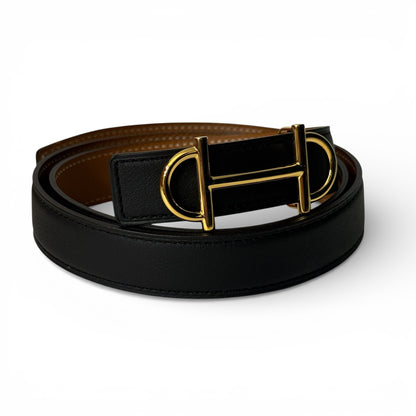 Hermès - Ceinture réversible boucle Gamma T.85
