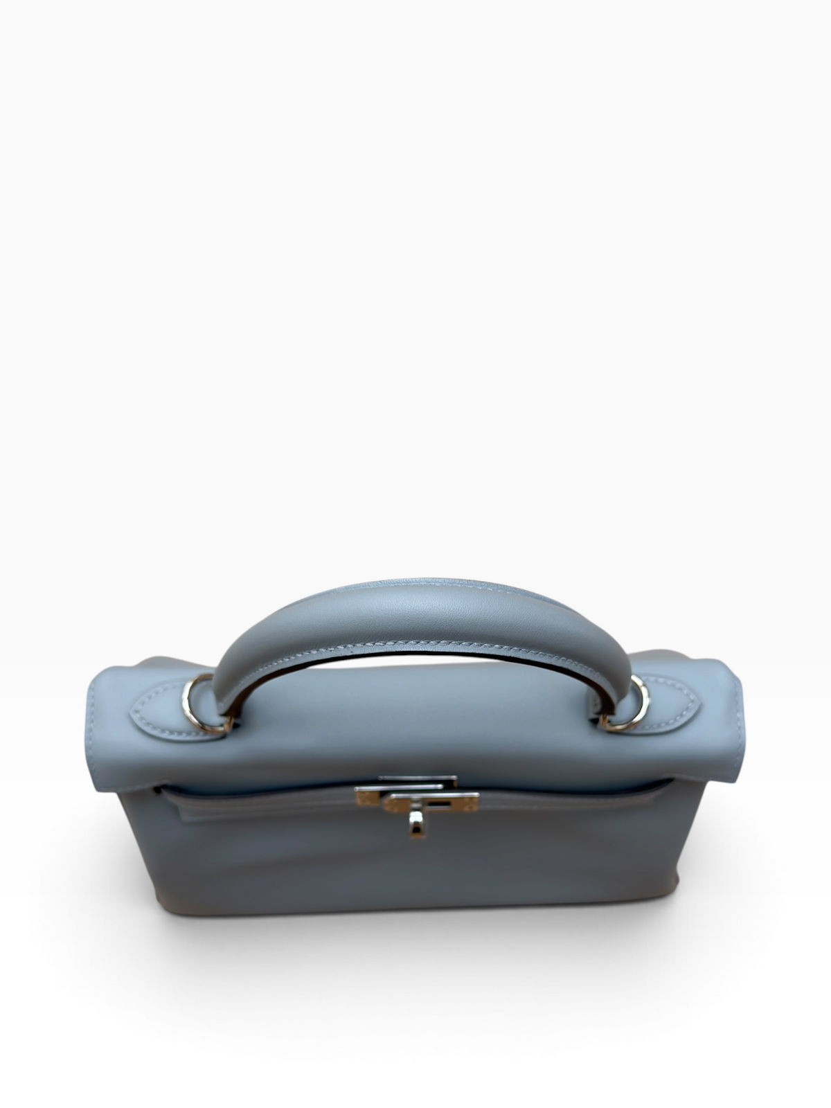 Hermès - Sac Kelly 25 Veau Swift Gris Pantin
