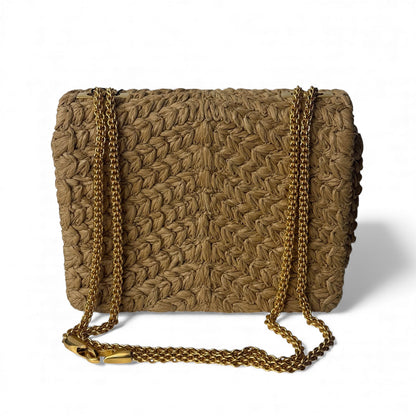 Valentino - Borsa One Stud rafia