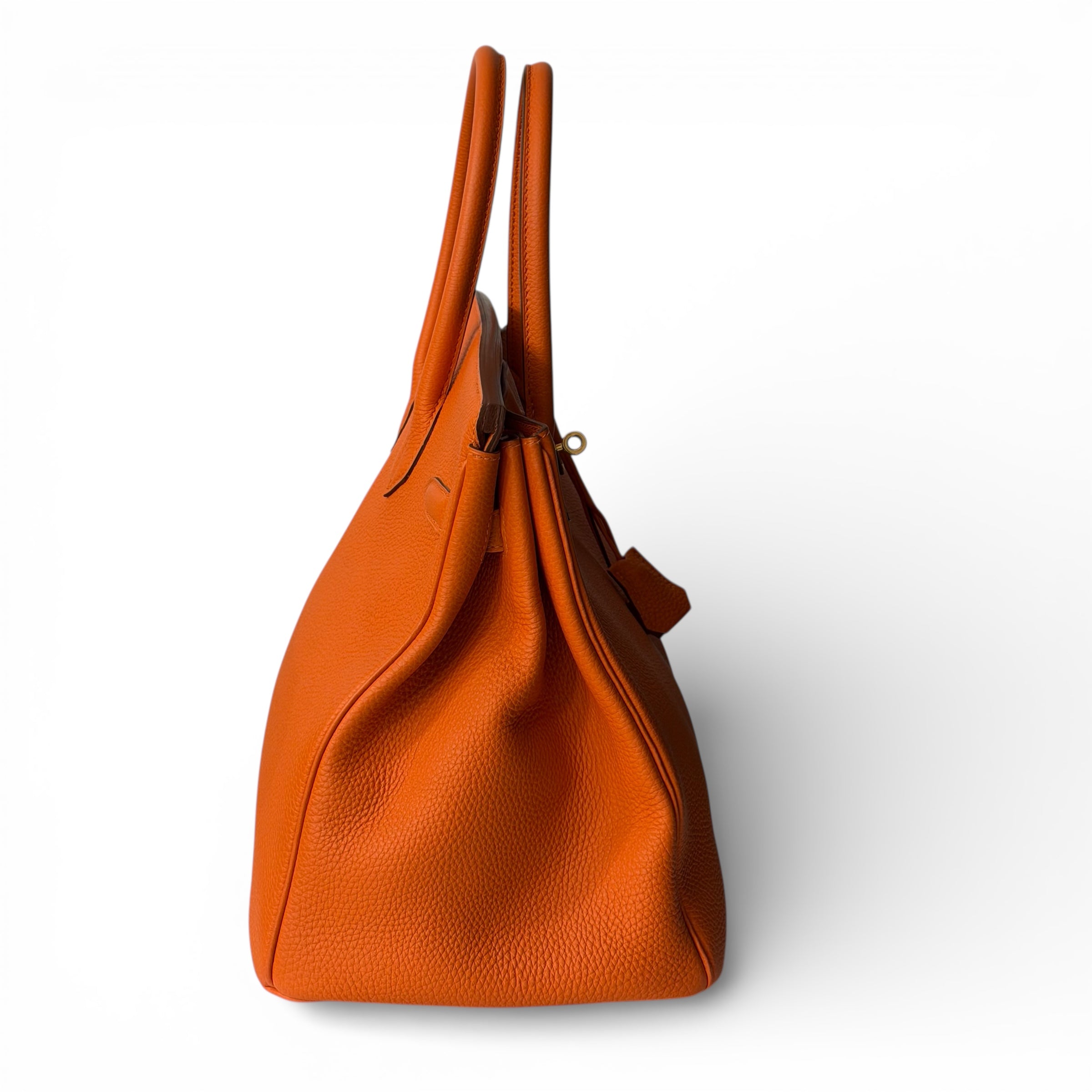 Hermès - Borsa Birkin 35 arancione