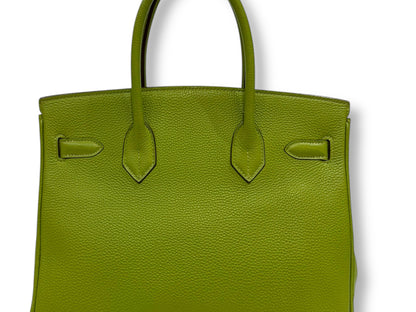 Hermès - Sac Birkin 30 Vert Kiwi