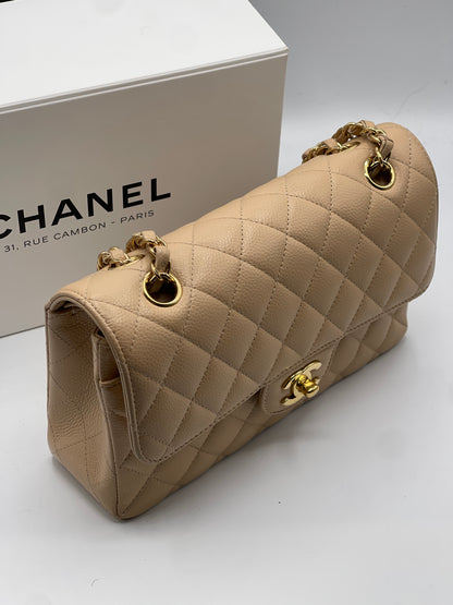 Chanel - Borsa Mini Timeless 23 beige