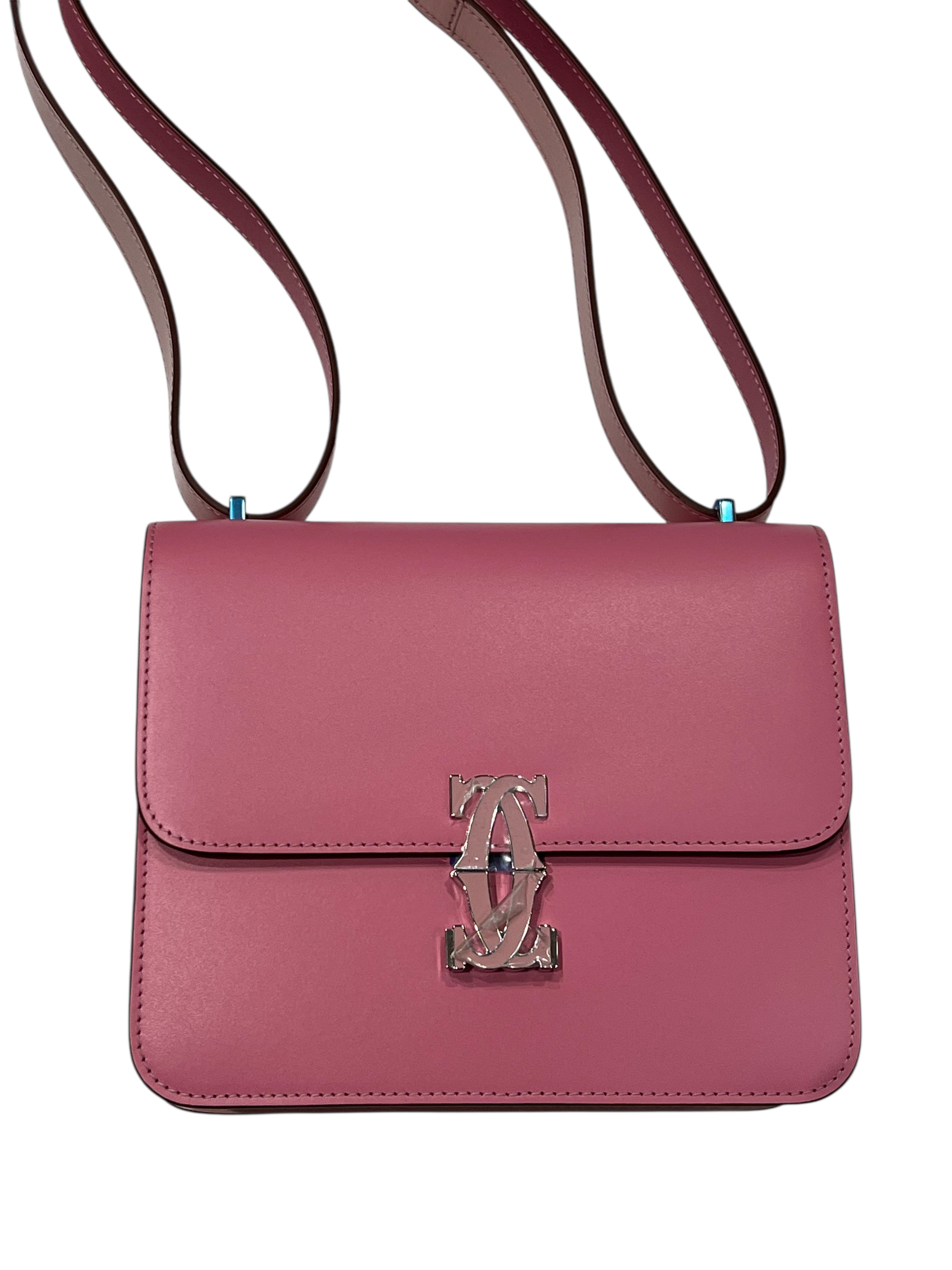 Cartier - Borsa Double C in pelle rosa