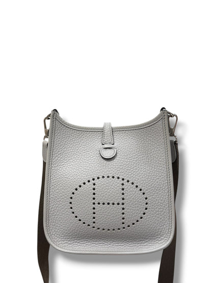 Hermès - Sac Evelyne 16 Bleu pâle PHW